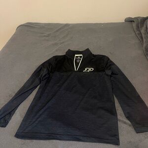 Black Quarter-Zip Purdue Boilermakers Pullover